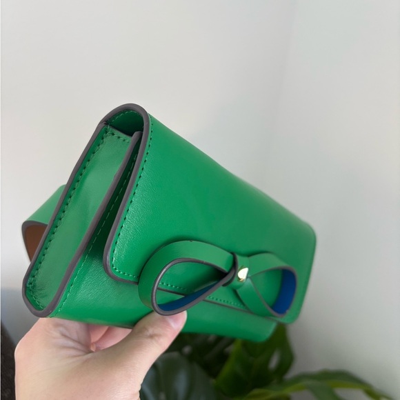 NWT Kate Spade New York Green Bow Leather Everyday Belt Bag Fanny Pack Size L/XL - Picture 14 of 15